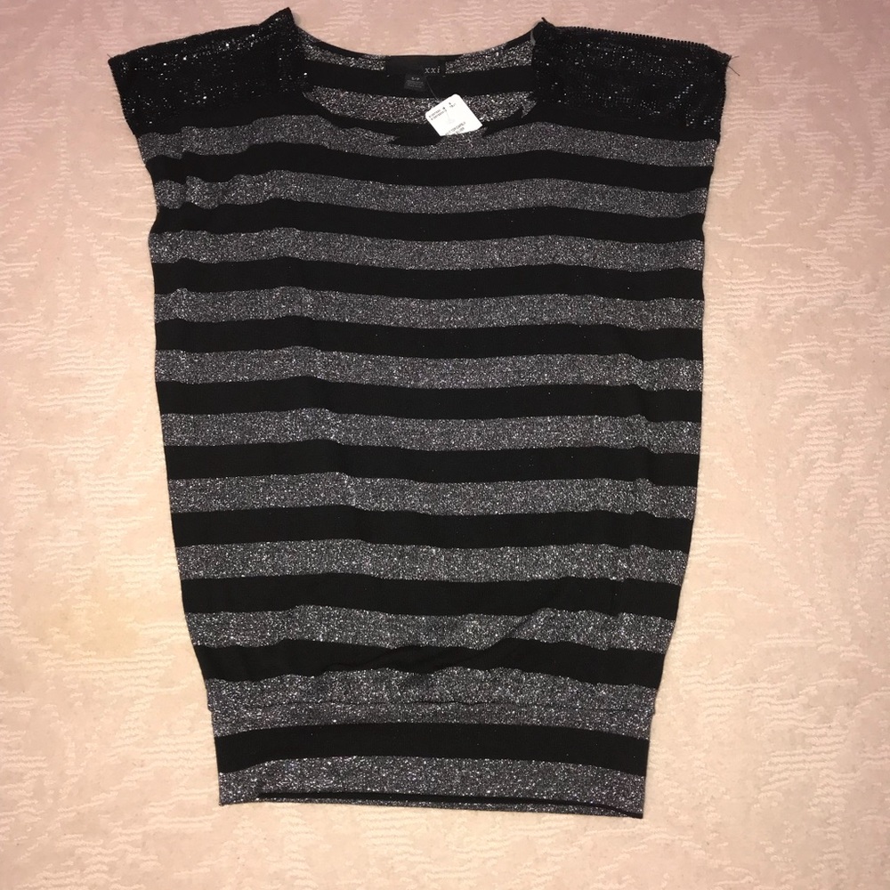 New Tunic Top with Sequin shoulder detail